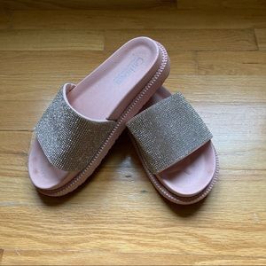 Silver Rhinestone sandals